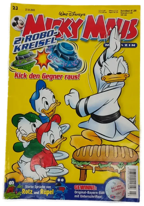 Micky Maus 2 Robo -Kreisel Magazin  - Bild 1