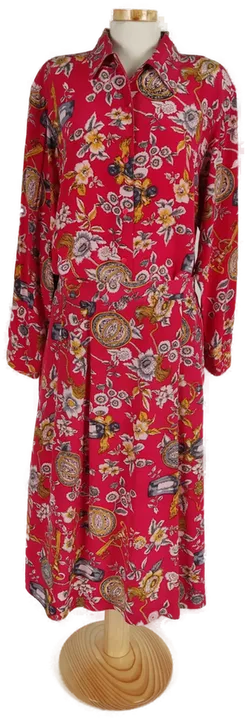 Silk City Damen-Kostüm rot geblümt - XL/42 - Bild 1