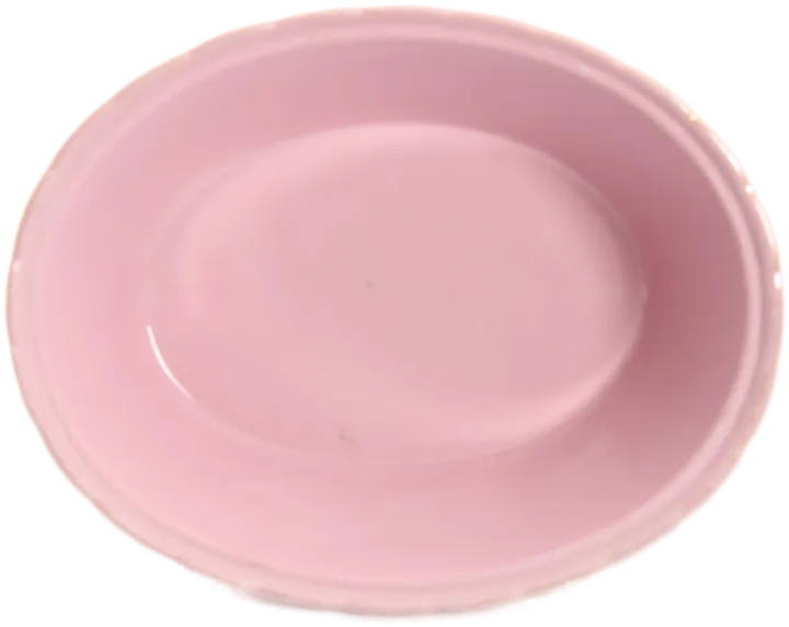 Keramik Huhn-Dose in Perlmutt-Rosa von Krömer – Vintage Deko & Aufbewahrung - Bild 4