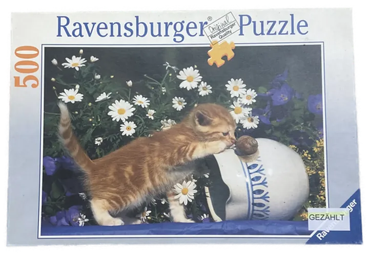 Ravensburger Puzzle - 500 Teile - Katzenmotiv - Bild 1