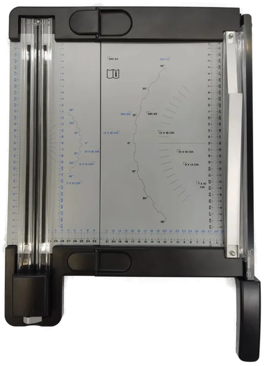 Papierschneider 2 in 1 OC500 silber-schwarz / Hebelschneider, Papierschneidemaschine/gerät - Bild 1