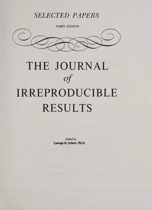 The Journal of Irreproducible Results - George H. Scherr - Bild 1