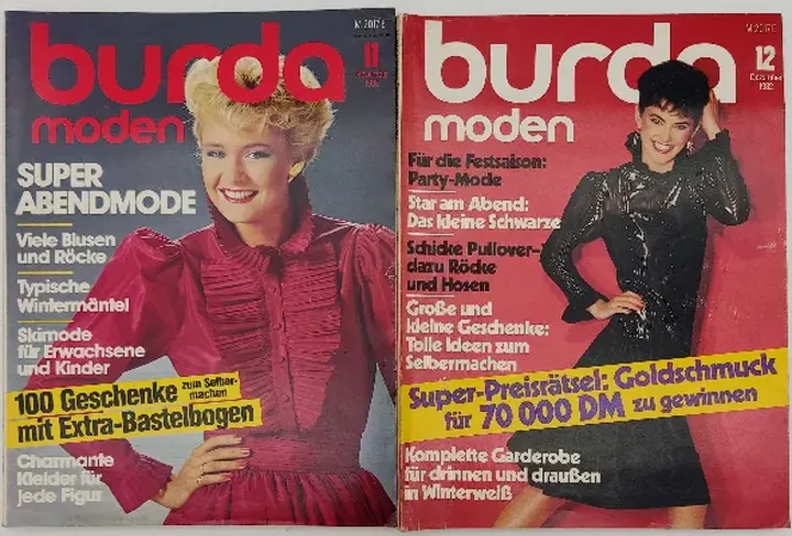 Burda Modezeitschrift 10 Hefte 1982 - Bild 3