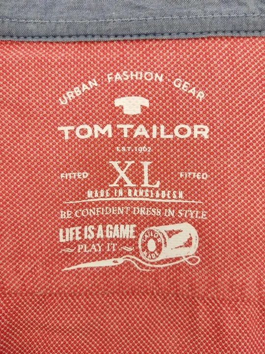 Tom Tailor Herren Hemd rot Gr.XL - Bild 4