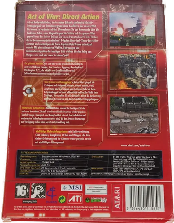 PC Game DVD-ROM Act of War Direct Action - Bild 3