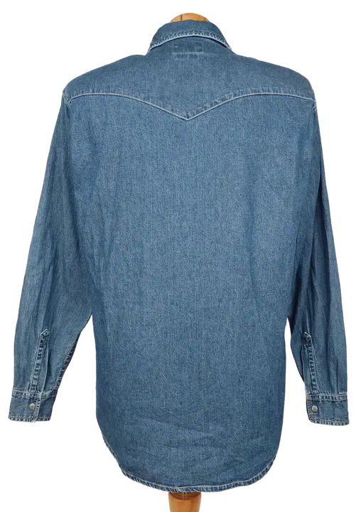 Mustang Jeans Herren Hemd, blau - Gr. M  - Bild 2