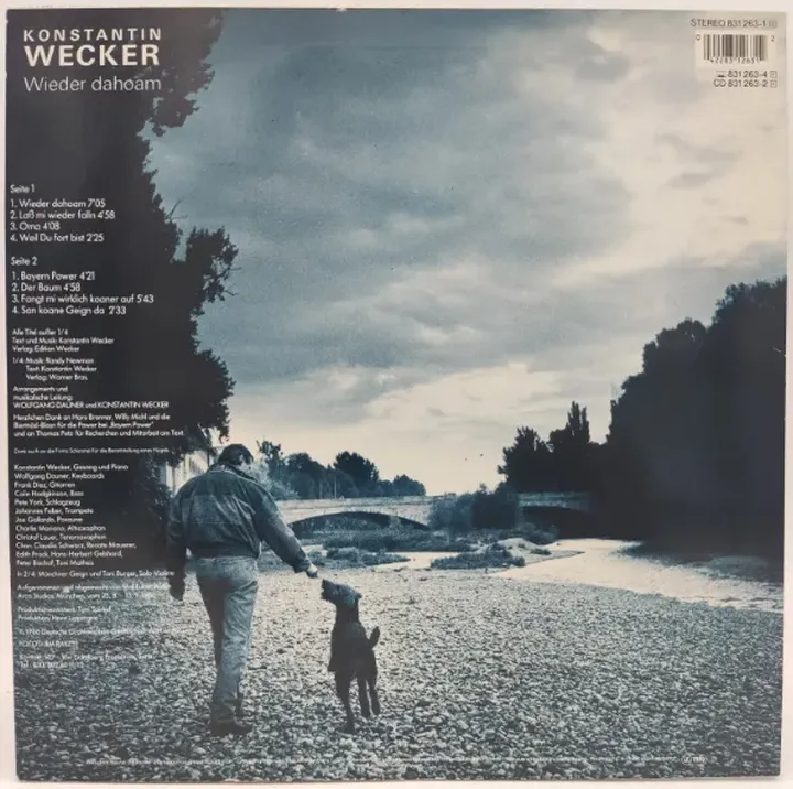 Vinyl LP - Konstantin Wecker - Wieder dahoam  - Bild 2