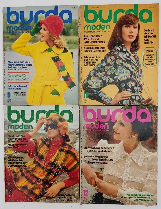 Burda Modezeitschrift 12 Hefte 1972 - Bild 3