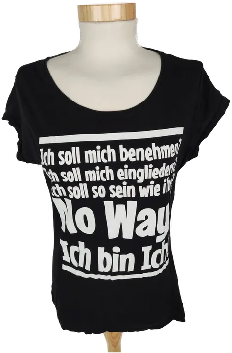 Blind Date Damen T-Shirt, Schwarz, Größe L, Bedruckt - Top-Qualität - Bild 1