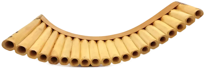Panflöte aus Bambus 20 Rohre - Bild 3