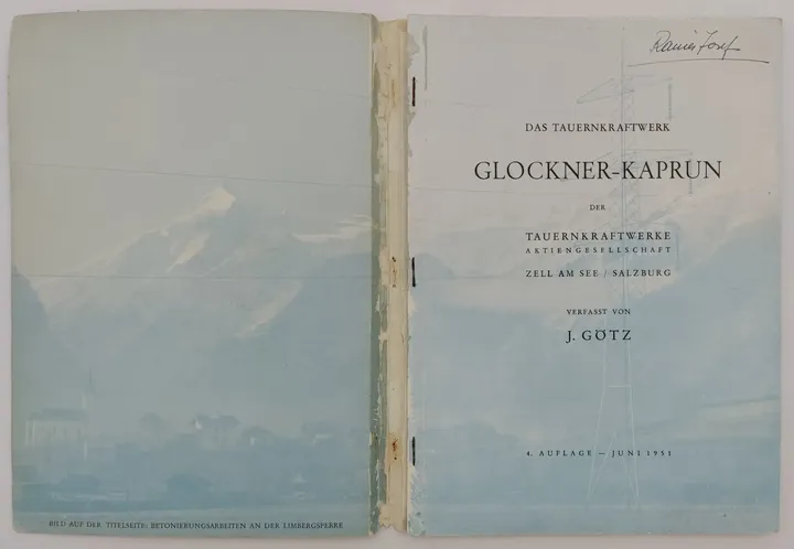 Das Tauernkraftwerk Glockner-Kaprun - 4. Auflage 1951 - Bild 3