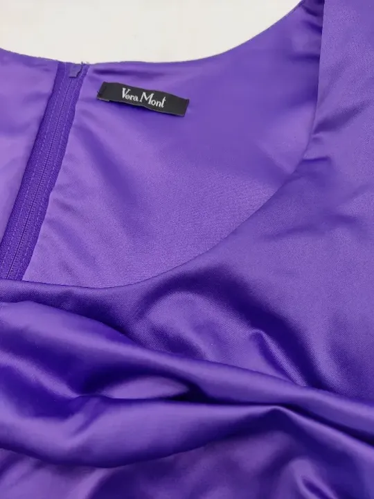 Vera Mont Damen Cocktailkleid, violett  - Gr. L - Bild 4