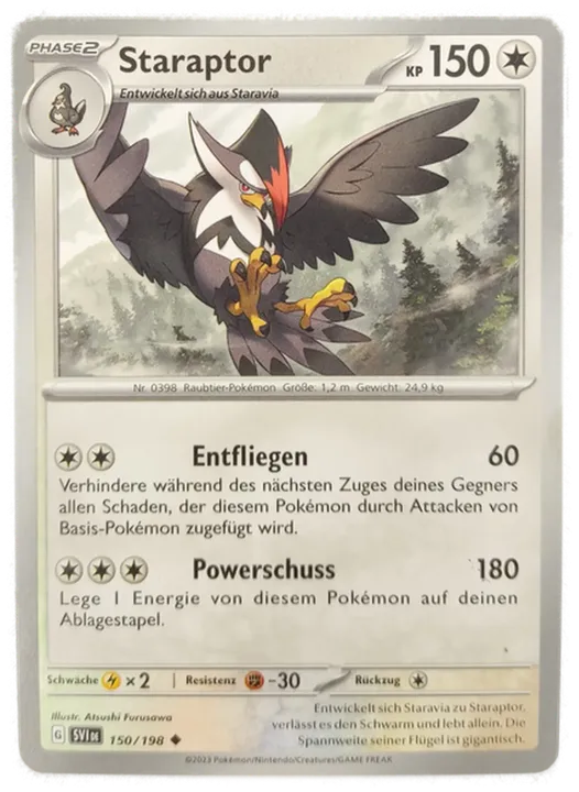 Pokémon Sammelkarte Phase2 Staraptor - Bild 1