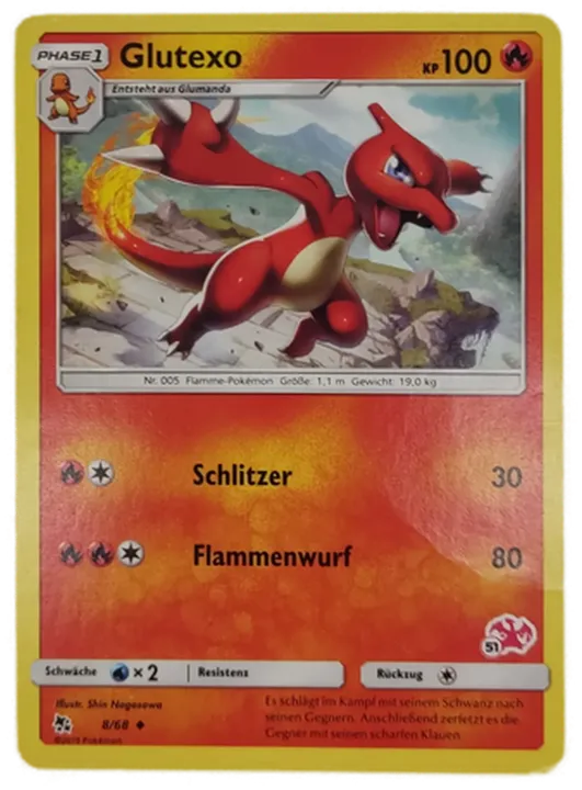  Pokémon Sammelkarte Glutexo Phase 1 - Bild 1