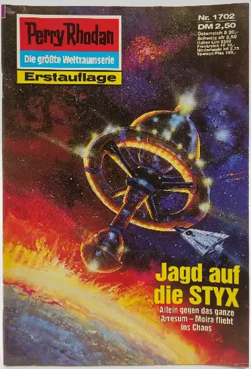  Romanheft Perry Rhodan Jagd auf die STYX Erstauflage Nr.1702 - Bild 1