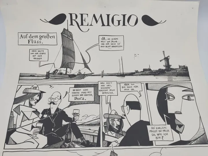 REMIGIO – Graphic Novel Poster („Auf dem großen Fluss.“) - Bild 3