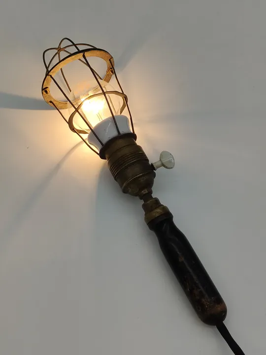 Vintage Werkstattlampe  - Bild 3