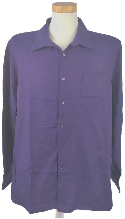 CANDA von C&A - Herrenhemd langarm - violett - Gr. XXL 45/46 - Bild 1