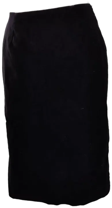 Samtrock 'Hennes collection', schwarz mit Zipp, Größe 36 - Bild 1