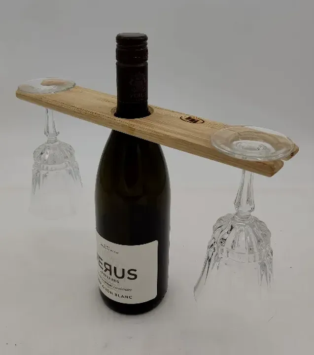 HAI Werkstatt - Champagner-/ Weinglas Halterung - Mitbringsel - Bild 1