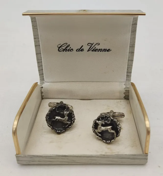 Chic de Vienne - Vintage - Silber Manschettenknöpfe - Bild 1