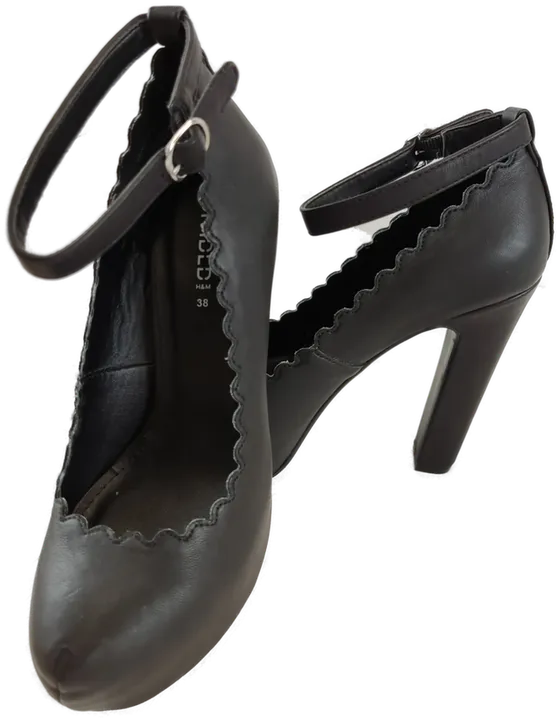 Schwarze Plateau High Heels  - Bild 1