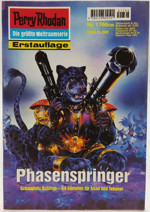 Romanheft Perry Rhodan Phasenspringer Erstauflage Nr.1766 - Bild 1