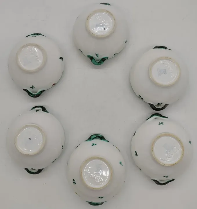 Gmundner Keramik Suppenschüssel Streublumenapplikationen 6 Stück  - Bild 4
