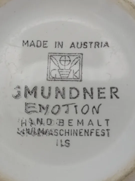 Gmundner Keramik Emotion Tasse und Untertasse  mehrfarbig - Bild 2