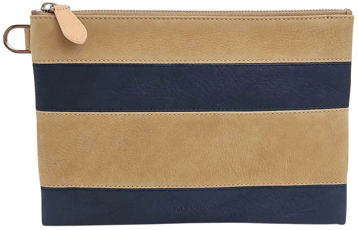 Max V. Koenig Damen Kulturbeutel, beige/blau - Bild 1