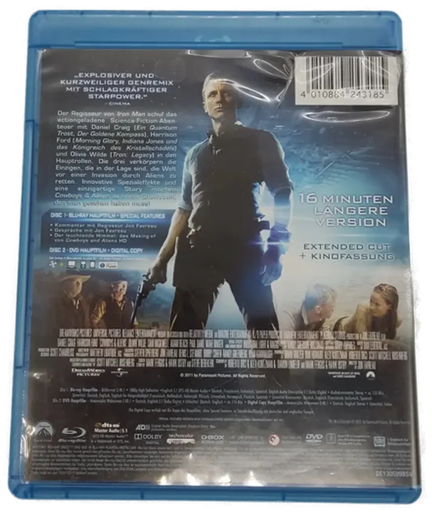 Blu-ray 1 Disc 1 DVD ROM Cowboys & Aliens Extended Director's Cut  - Bild 3