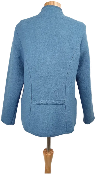 Kitz Pichler Damen Trachten Jacke blau, reine Schurwolle - Größe 38/40 - Bild 4