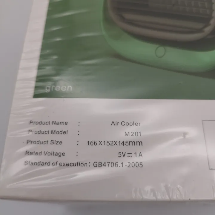 Neuwertiger Tragbarer Desktop-Mini-Luftkühler M201 – Effiziente Kühlung für Zuhause und Büro - Bild 3