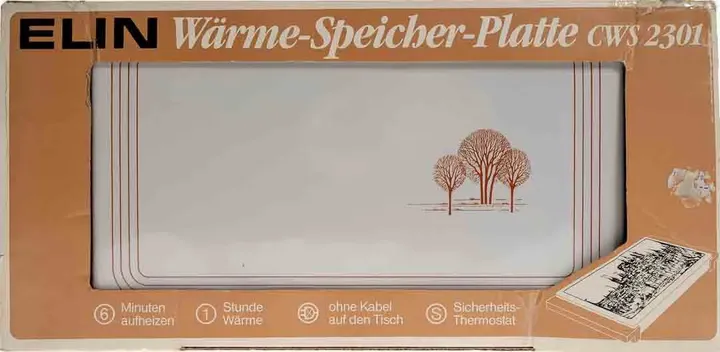 Vintage Wärmespeicherplatte – Elin - Bild 3