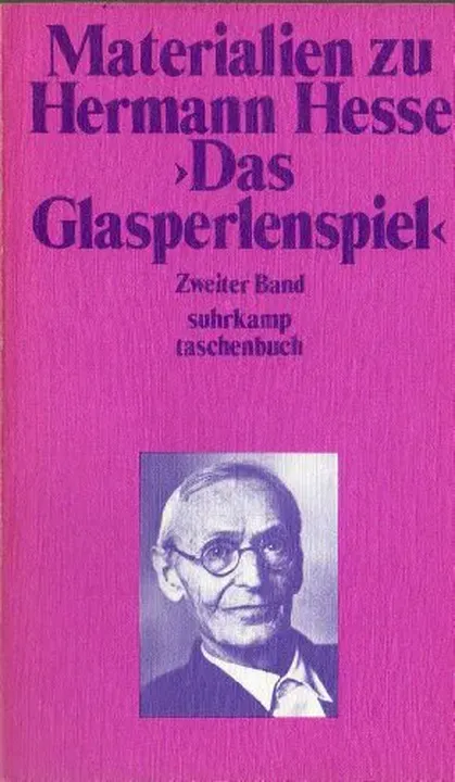 Materialien zu Hermann Hesses 'Das Glasperlenspiel'. - Hermann Hesse - Bild 1