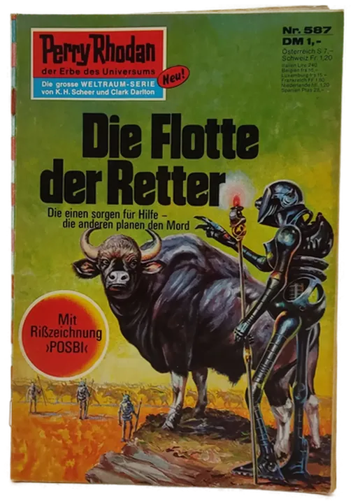 Romanheft Perry Rhodan Die Flotte der Retter Erstauflage Nr.587 - Bild 1