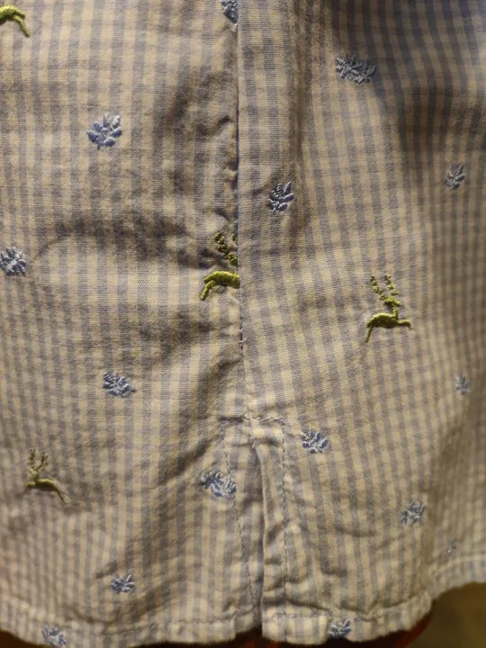 Bluse mit Trachtenmuster Gr. 44 - Bild 2