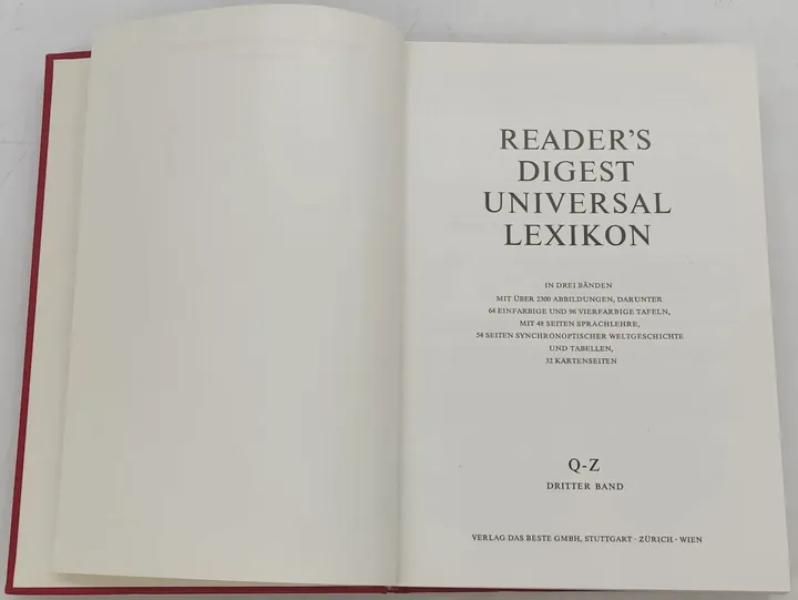 Buch Readers Digest Universal-Lexikon Band 1 bis 3 - Bild 8