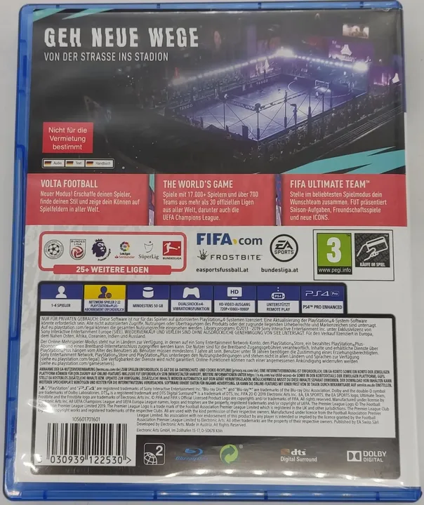 Playstation Sony PS4 Spiel EA Sports FIFA 20 - Bild 2