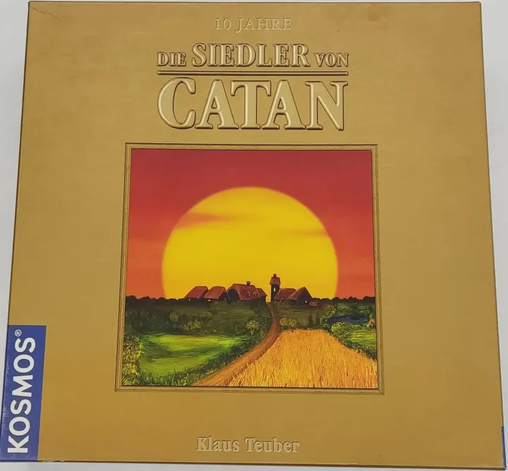 Kosmos 10 Jahre Die Siedler von Catan ein Spiel von Klaus Teuber - Bild 1