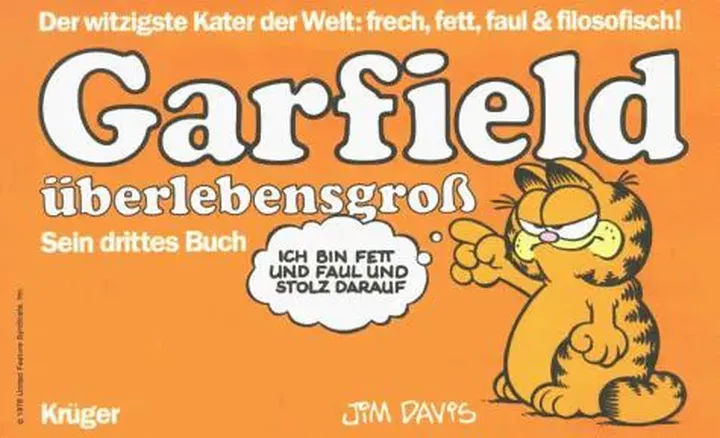  Garfield überlebensgroß - Jim Davis - Bild 1