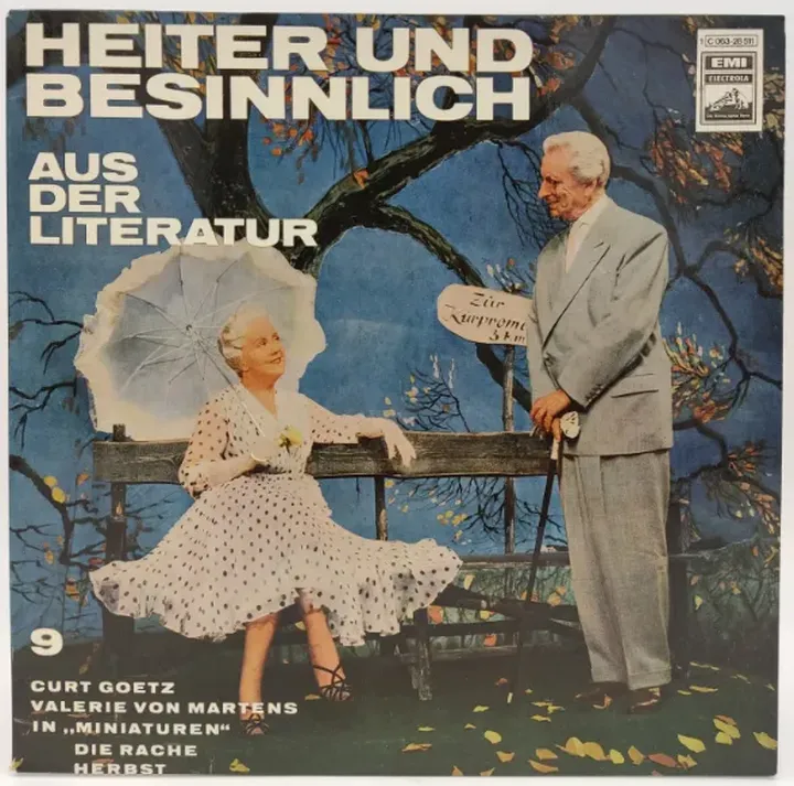 Vinyl LP - Curt Goetz, Valerie von Martens - Miniaturen, Die Rache Herbst  - Bild 1