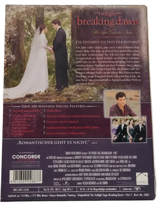 2 DVD's Breaking Dawn 