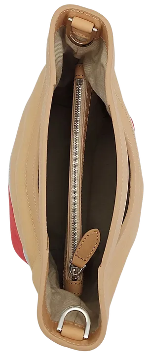 Max V. Koenig Damen Handtasche, beige/grau/pink- klein - Bild 3