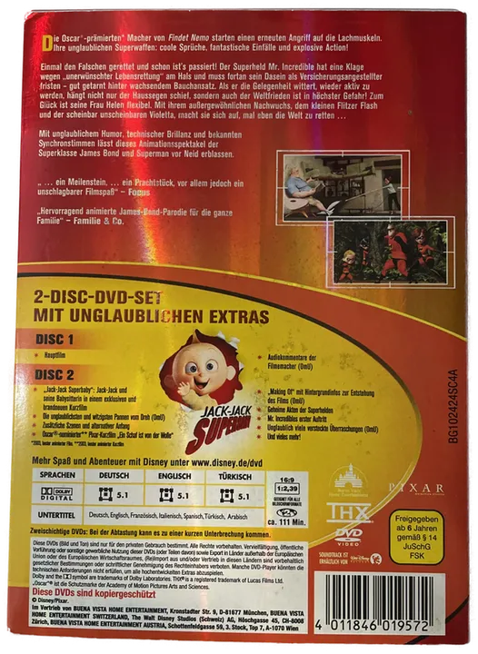 DVD - Die Unglaublichen - 2 Disc DVD Set - Bild 2