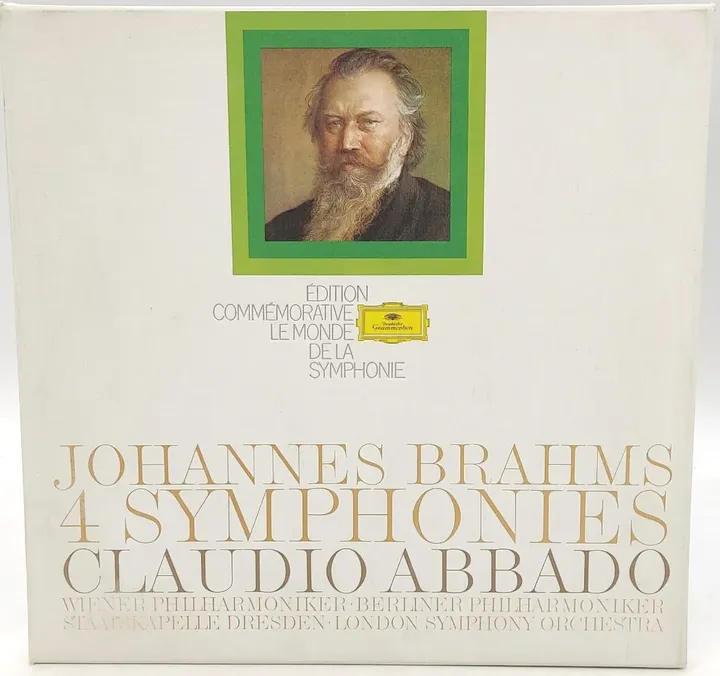 Vinyl 4 Stück Schallplatten Claudio Annado dirigiert Johannes Brahms 4 Symphonies - Bild 1