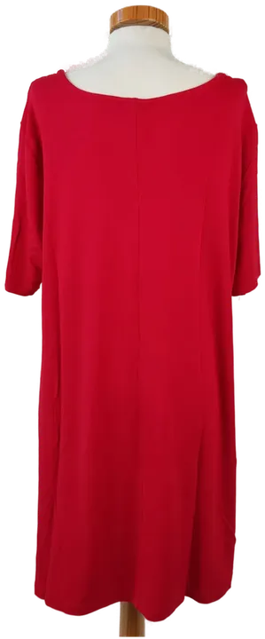 Damen Longshirt rot - Gr. 3XL/4XL - Bild 3