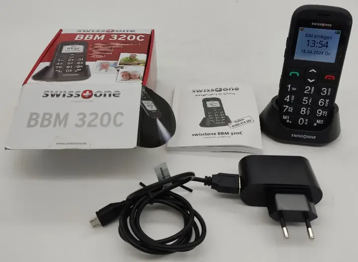 Swisstone Mobiltelefon BBM 320c /GSM/All Carriers/ 1 GB schwarz  - Bild 6
