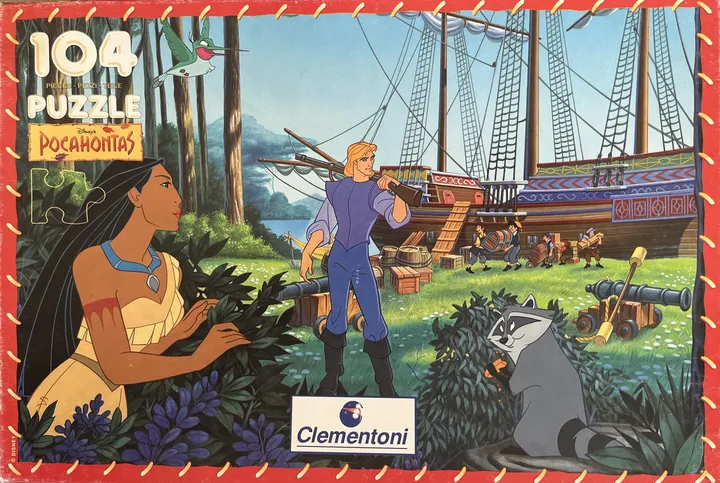 CLEMENTONI Puzzle Pocahontas 104 Teile - Bild 1