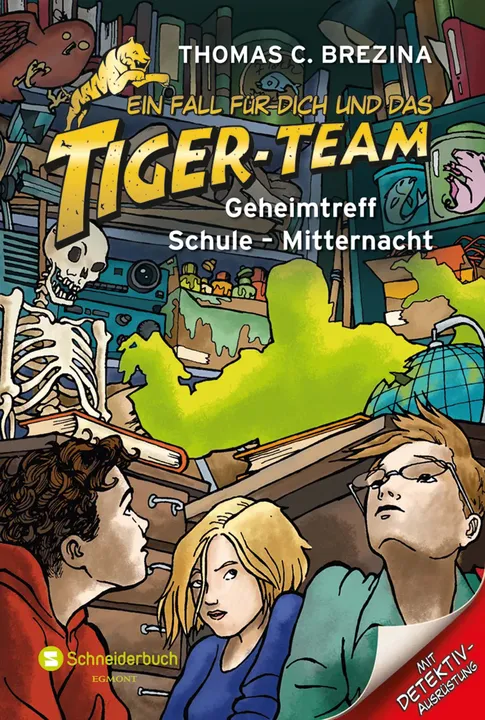 Ein Fall für dich und das Tiger-Team, Geheimtreff Schule – Mitternacht, Band 40 - Thomas Brezina - Bild 1